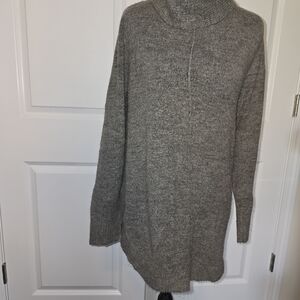 Marled Gray Knit Sweater